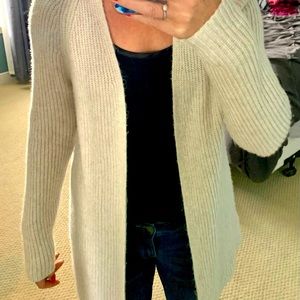 Thick warm cream cardigan